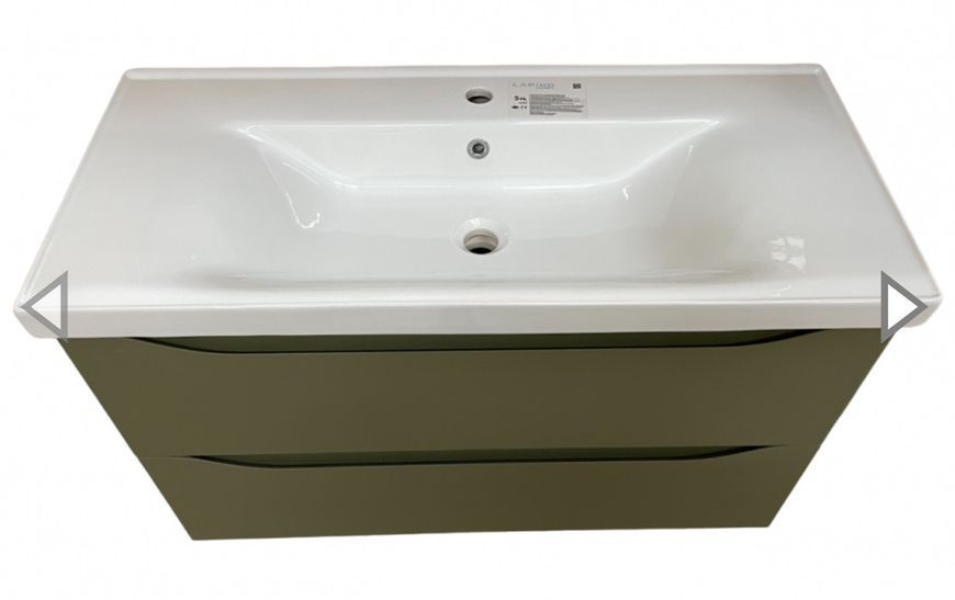 Тумба матова олива з умивальником Sava,різні розміри 00106 фото