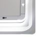 Qtap дзеркало 100х60см з LED-підсвіткою Touch, з антизапотіванням, з годинником, димером, рег. яскравості 1000х600 45630 фото 6