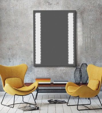 Дзеркало 60*80 см з LED підсвічуванням Настінне дзеркало з лід підсвіткою для ванної кімнати 10015 10015 фото