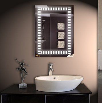 Дзеркало 60*80 см з LED підсвічуванням Настінне дзеркало з лід підсвіткою для ванної кімнати 10016 10016 фото