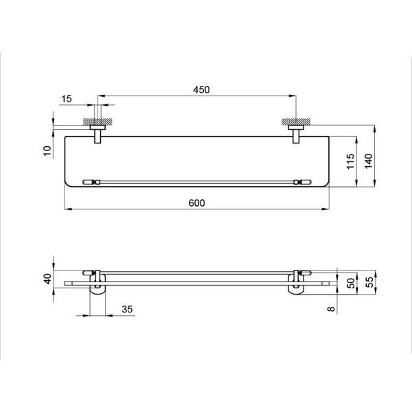 Полиця Qtap Liberty ANT 1153 SD00031703 фото