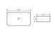 Умивальник Tern накладний керамічний 44986 фото 3
