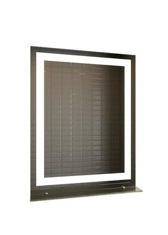 Дзеркало 60*80 з поличкою та Led підсвічуванням 1-0027м фото