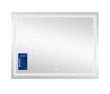 Дзеркало 70х50 LED-підсвіткою Touch, з антизапотіванням, димером, рег. яскравості 48018 фото