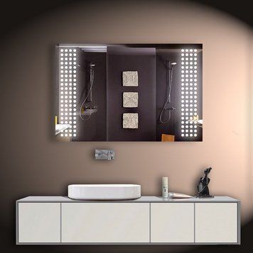 Дзеркало 120*80 см з LED підсвічуванням Настінне дзеркало з лід підсвічуванням для ванної кімнати 10094 фото