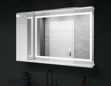 Шафа-дзеркало 1200х700 з Led підсвічуванням 9072 фото