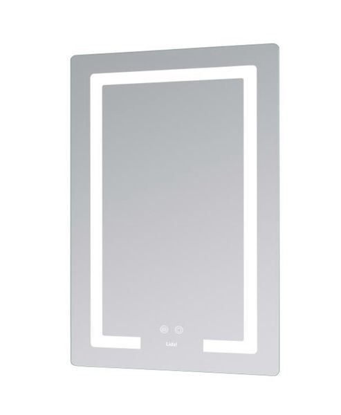 Lidz дзеркало 60х80см з LED-підсвіткою Touch, з антизапотіванням, з димером, рег. яскравості 48449 фото