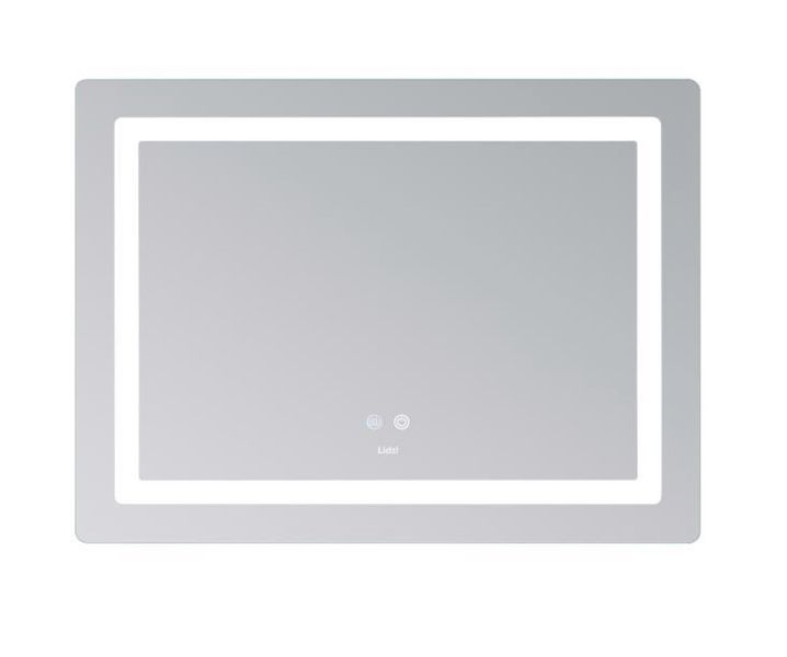 Lidz зеркало 80х60см с LED -подсветкой Touch, с антизапотеванием, с диммером, рег. яркости 48446 фото