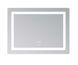 Lidz зеркало 80х60см с LED -подсветкой Touch, с антизапотеванием, с диммером, рег. яркости 48446 фото 2