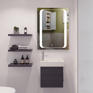 Зеркало 60*80 см с Led подсветкой Настенное зеркало с лед подсветкой для ванной комнаты 10078 10078 фото