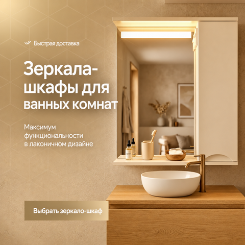 Зеркала для ванных комнат
